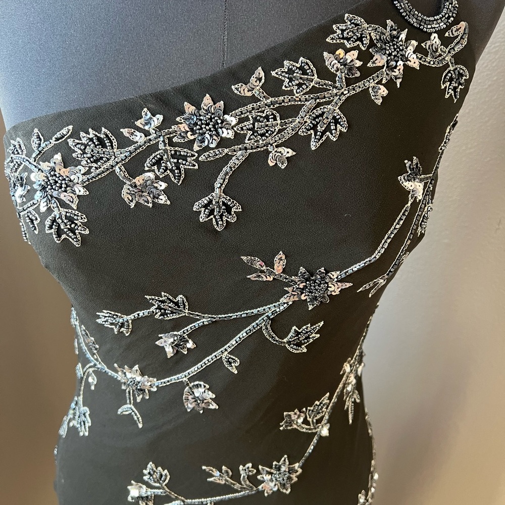 Scala Sequins One Shoulder Asymmetrical Dress - image 3